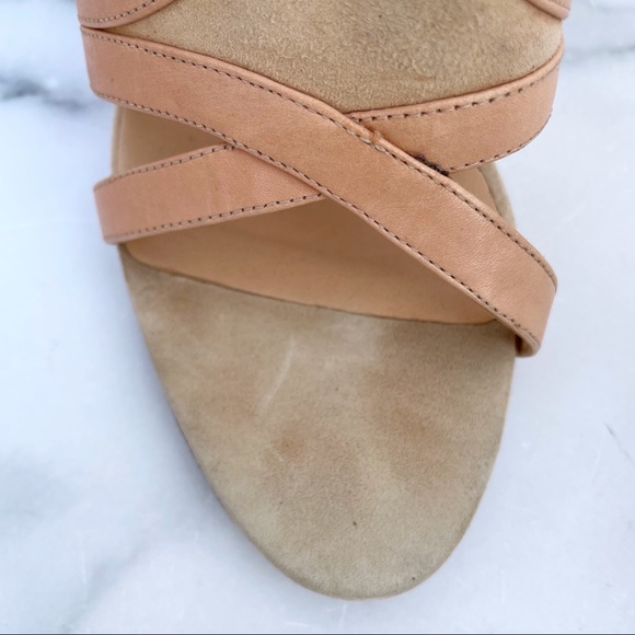 Balenciaga leather and suede ankle-wrap gladiator sandal size IT 39 US 9 - Picture 9 of 16